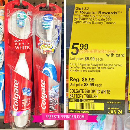 $1.99 (Reg $9) Colgate Powered Toothbrush at Walgreens
