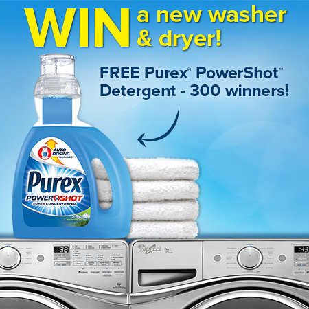 Free Purex PowerShot Detergent Giveaway