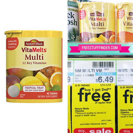 $1.24 (Reg $6.49) Nature Made VitaMelts at CVS