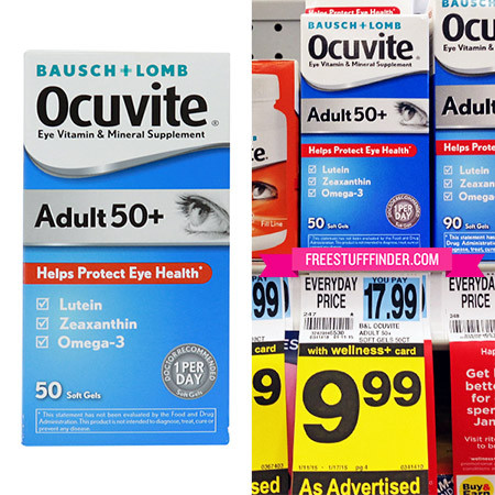 $2.99 (Reg $12) Ocuvite Eye Vitamins at Rite Aid