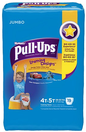 $1.19 (Reg $12) Pull-Ups Jumbo Packs at Walgreens