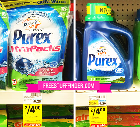 $2 (Reg $6.29) Purex Laundry Detergent at CVS