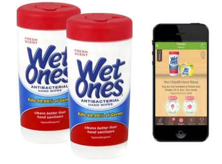 $1.23 (Reg $2) Wet Ones Moist Wipes Canisters at Walmart