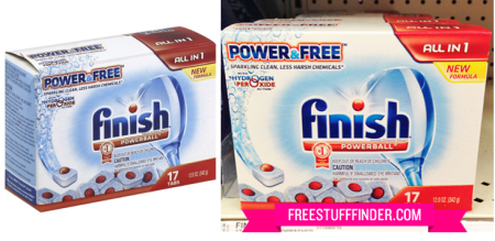 $0.81 (Reg $4) Finish Powerball Dishwasher Tablets at Walmart