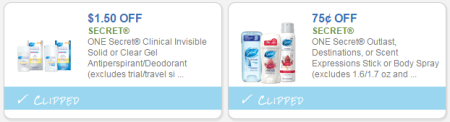 Secret Coupons