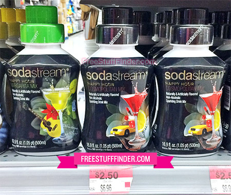 Clearance: $2.50 (Reg $9.96)  Sodastream Cocktail Mixers at Walmart