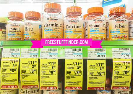 *HOT* $1 (Reg $9) Sundown Naturals Gummies at CVS