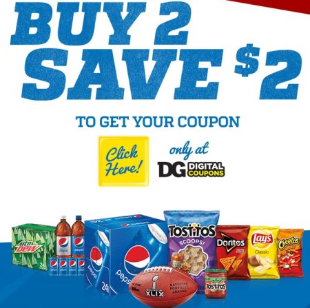 Buy 2 Save $2 Dollar General Digital Coupon