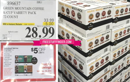 *HOT* $0.40 per K-Cup at Costco ($28.99 for 72-Count Box)