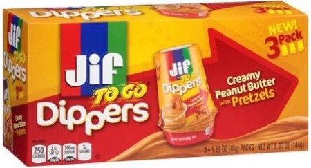 $1.48 (Reg $3) Jif to Go Dippers at Walmart