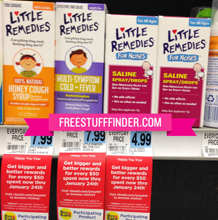 Free Little Remedies Saline Nose Spray at Rite Aid + Moneymaker
