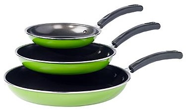 $4 (Reg $17) Essential Home 3 Piece Fry Pan Set