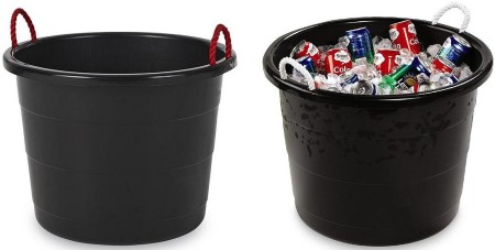 $5 (Reg $11) Black 17-Gallon Tub + Free Store Pickup