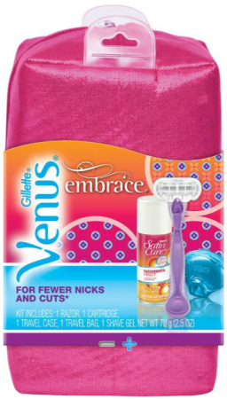 $4.99 (Reg $12) Gillette Venus Travel Bundle + Free Shipping