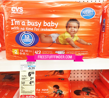 $3.75 (Reg $10.49) CVS Brand Diapers at CVS