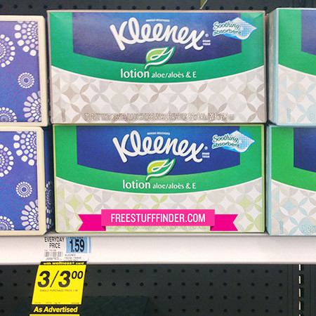 $0.67 (Reg $1.59) Kleenex Tissues at Rite Aid