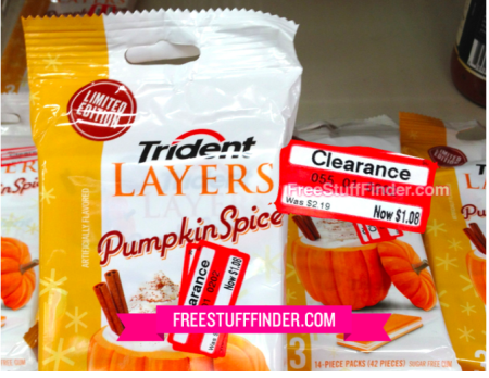 $0.08 (Reg $2.19) Trident 3-Pack Gum at Target (Clearance)