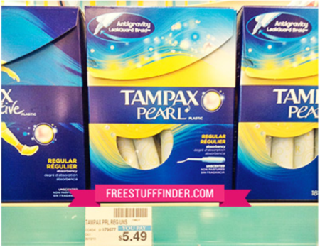 $2.62 (Reg $5.49) Tampax Pearl Tampons at CVS