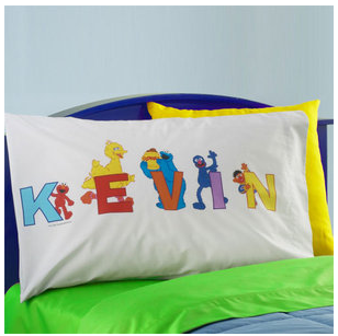 $12.95 (Reg $15.97) Personalized Sesame Street Pillow + Free Store Pickup