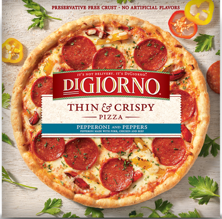 $1.25 (Reg $5) DiGiorno Thin & Crispy Pizzas at Kroger Affiliate Stores