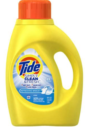 $0.09 per load Tide Simply Detergent at Rite Aid