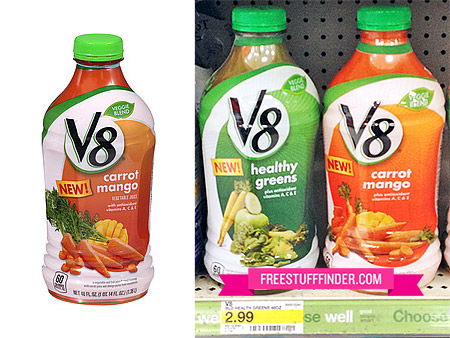 $1.06 (Reg $3) V8 Veggie Blends Juice at Target (Print Now!)