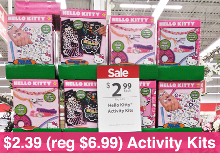 $2.39 (Reg $7) Hello Kitty Activity Kits at Michael's