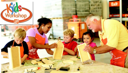 Free Kids Bookend Building Workshop at Home Depot (3/7)