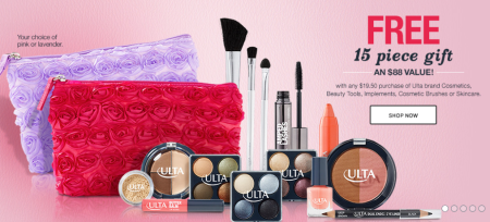 Free 15 Piece Gift with Purchase at Ulta ($88 Value!)