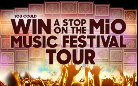 Win MiO Music Festival Tour Instant Win Game (1,010 Winners) 