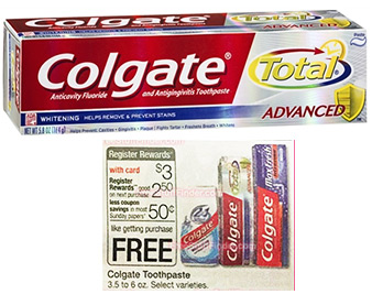 Free + $0.50 Moneymaker Colgate Toothpaste at Walgreens