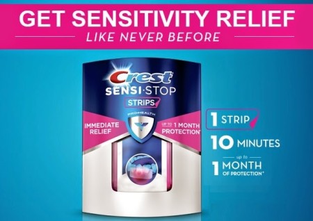 *HOT* Free Sample Crest Sensi-Stop Strips 