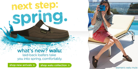 $15 Off $75 Sitewide on Crocs Shoes & More!