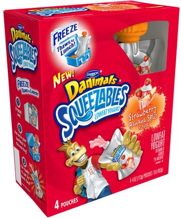 $2.98 (Reg $3.98) Danimals Squeezables Yogurt Packs at Walmart