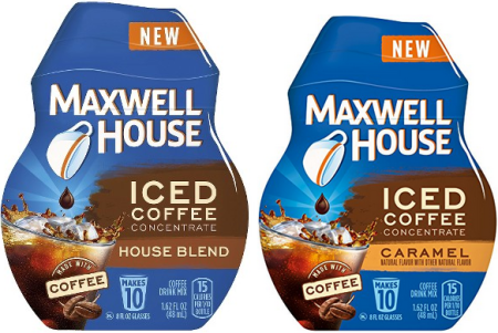 *New* $1.00 Maxwell House Iced Coffee Concentrate Coupon