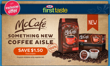 *NEW* $1.00 McCafe Coffee Coupon - Print Now! 