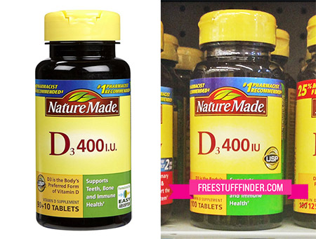 $1.75 (Reg $5.49) Nature Made Vitamin D at Rite Aid