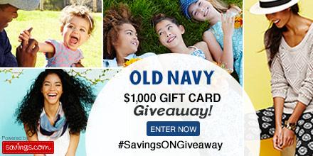 Win $50 Old Navy Gift Card (20 Winners)