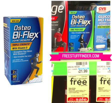 $2.50 (Reg $15) Osteo Bi-Flex Joint Supplements at CVS