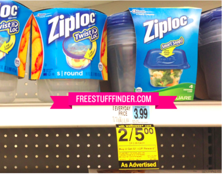 *HOT* $1.25 (Reg $4) Ziploc Storage Containers at Rite Aid
