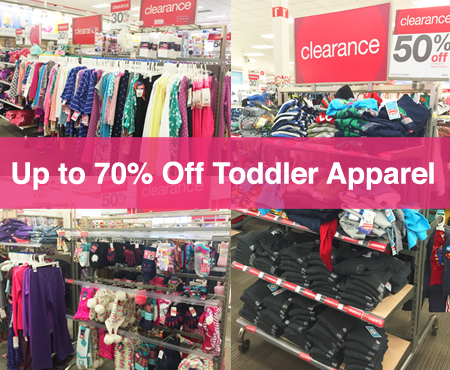 Target: Up to 70% Off Toddler Apparel Clearance