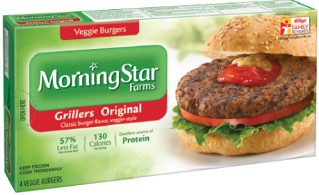 $1.97 (Reg $2.97) MorningStar Veggie Burgers at Walmart