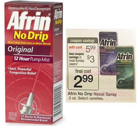 $1.49 (Reg $8.29) Afrin Nasal Spray at Walgreens