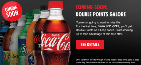 Double My Coke Rewards Points (Ends 10/23)