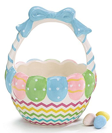 $13.97 (Reg $39.95) Ceramic Easter Basket Candy Dish