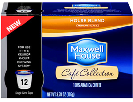 $0.37 per K-Cup Maxwell House K-Cups at Walgreens
