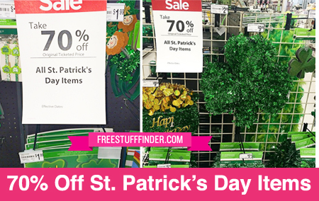 70% Off St. Patrick's Day Items at Michaels