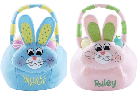 $11.47 Personalized Plush Easter Baskets + Free Pickup