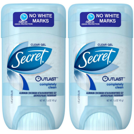 Possible Free Sample Secret Outlast Clear Gel