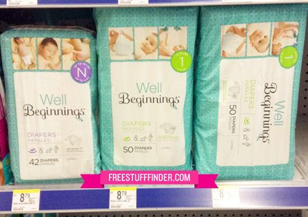 $3.75 (Reg $8.99) Well Beginnings Diapers at Walgreens (LAST DAY!)